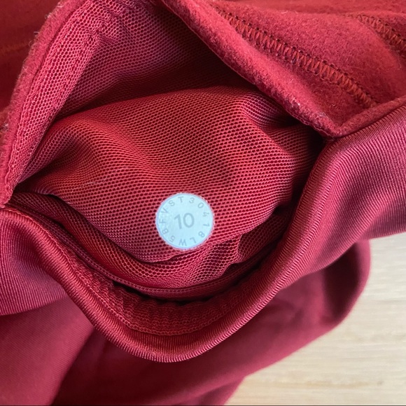 Lululemon Sz 10 Keep the Fleece tights 28” fleece running tights - Picture 4 of 7